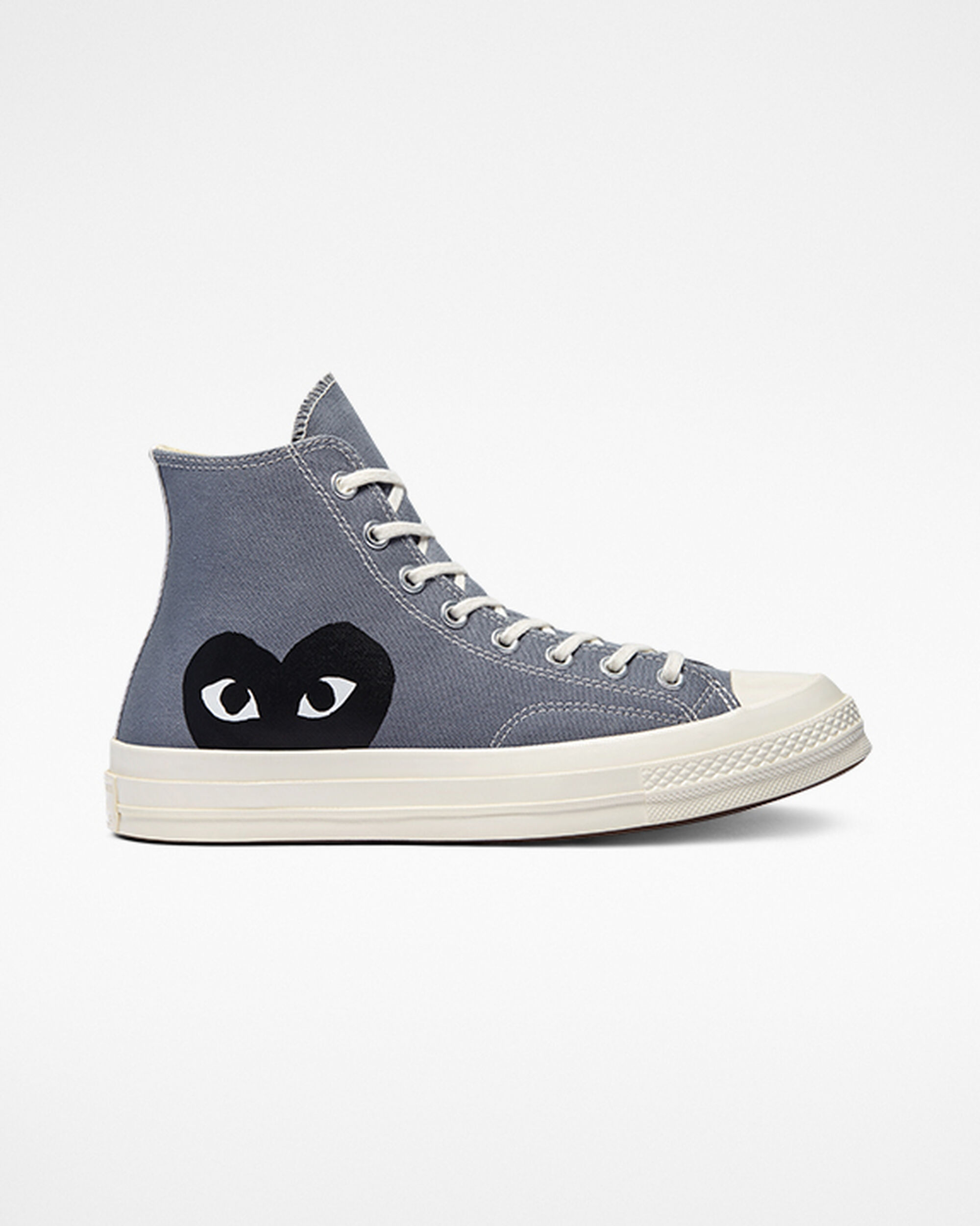 Converse x Comme des Garçons PLAY Chuck 70 Höga Sneakers Dam Grå/Svarta | Sverige-81527