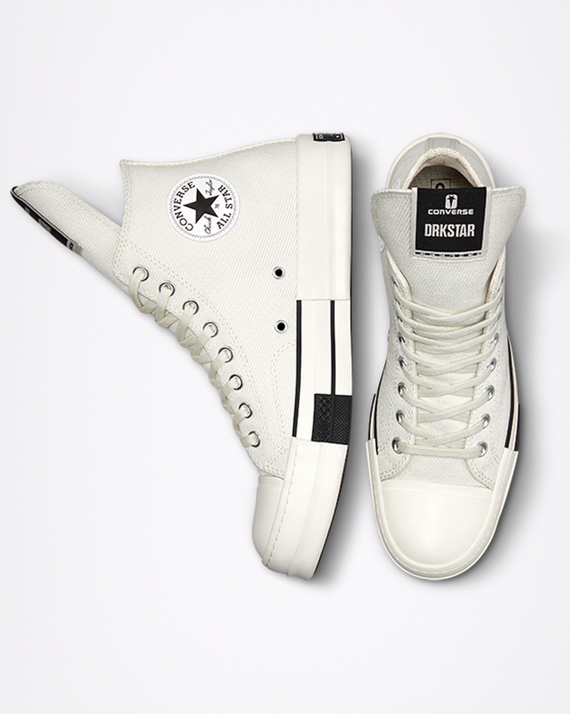 Converse x DRKSHDW DRKSTAR Chuck 70 Höga Sneakers Dam Vita/Svarta | Sverige-97028