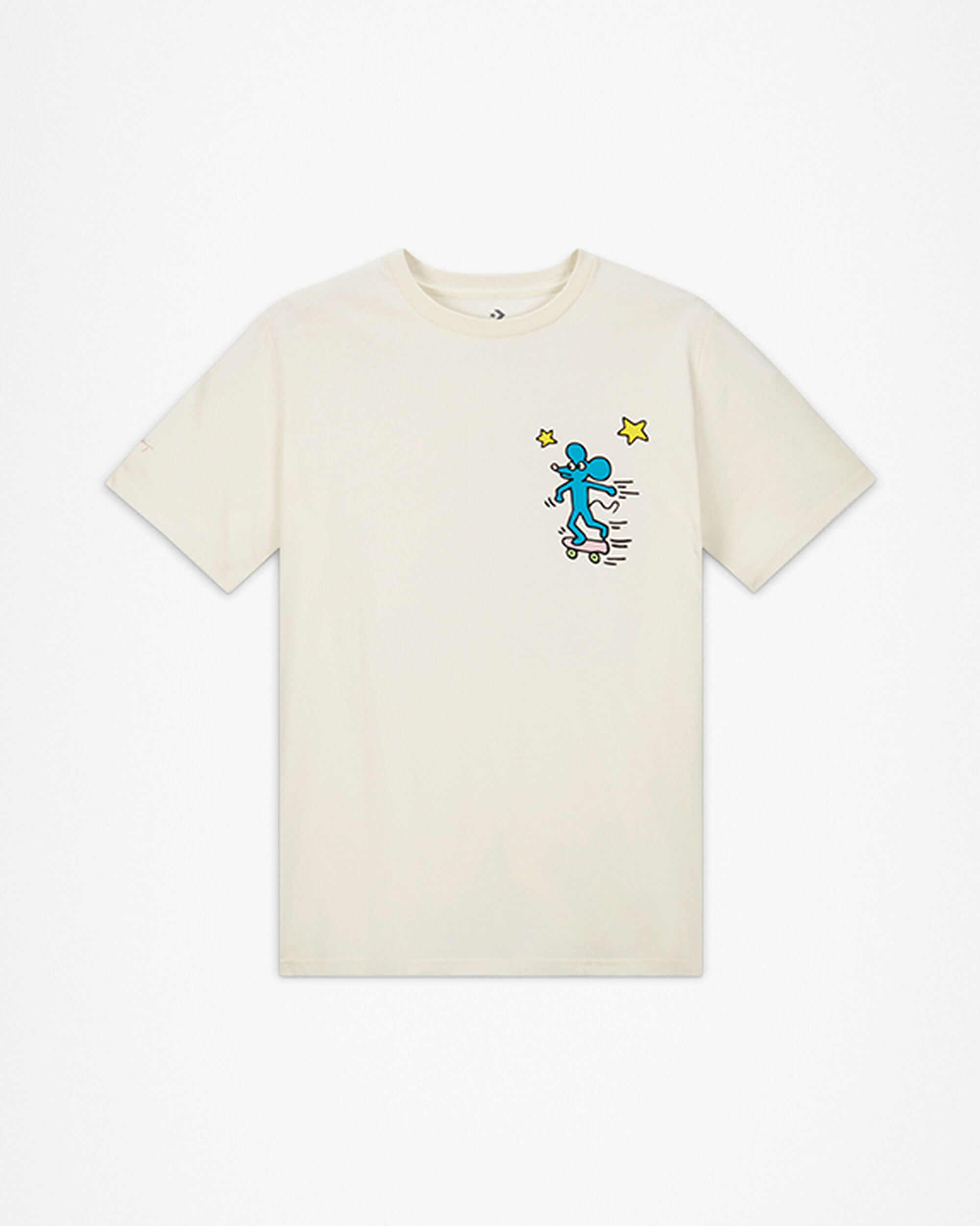 Converse x Keith Haring Mouse T-shirt Dam Beige | Sverige-80153