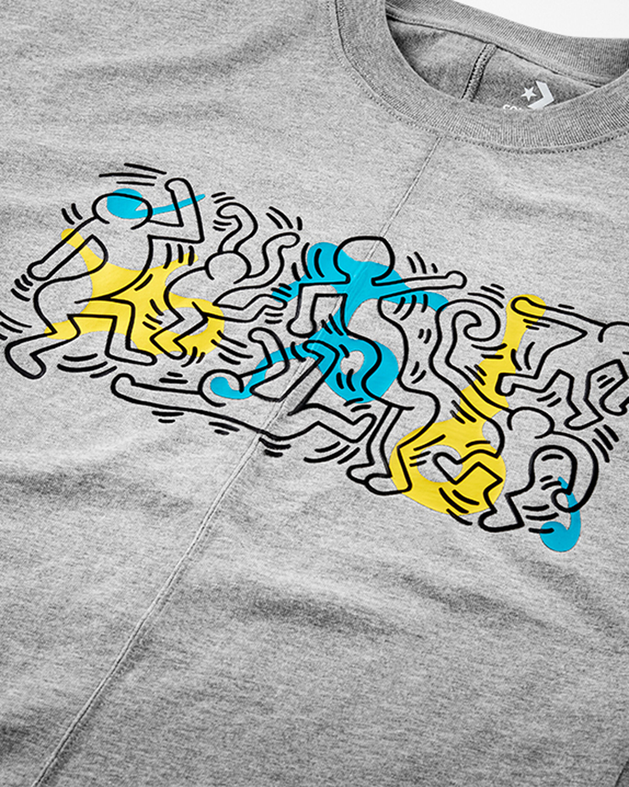 Converse x Keith Haring Shapes T-shirt Dam Grå | Sverige-06187