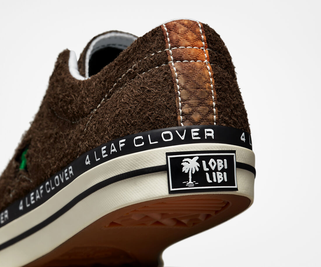 Converse x Patta Four-Leaf Clover One Star Pro Sneakers Dam Olivgröna/Vita | Sverige-67934