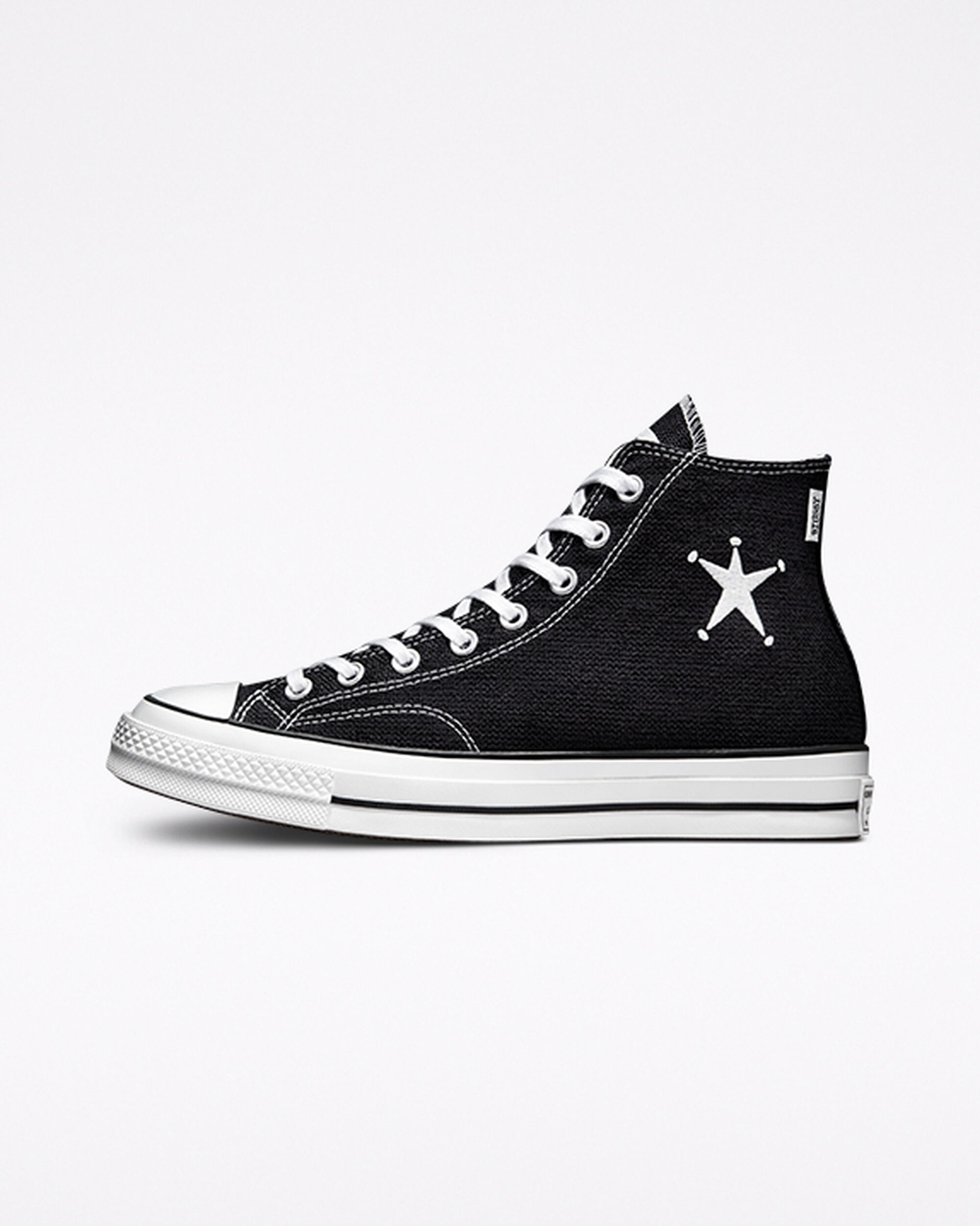 Converse x Stüssy Chuck 70 Höga Sneakers Herr Svarta/Vita/Svarta | Sverige-26508