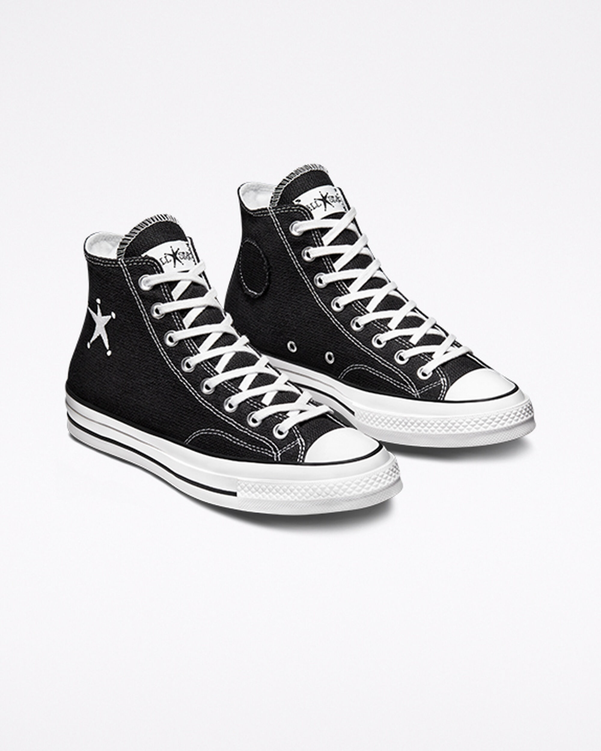 Converse x Stüssy Chuck 70 Höga Sneakers Herr Svarta/Vita/Svarta | Sverige-26508